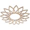 Ekena Millwork Daisy Wood Fretwork Pierced Ceiling Medallion, Alder, 28"OD x 9 3/4"ID x 3/8"T CMWP28X28X0375DAAL - alternate 2